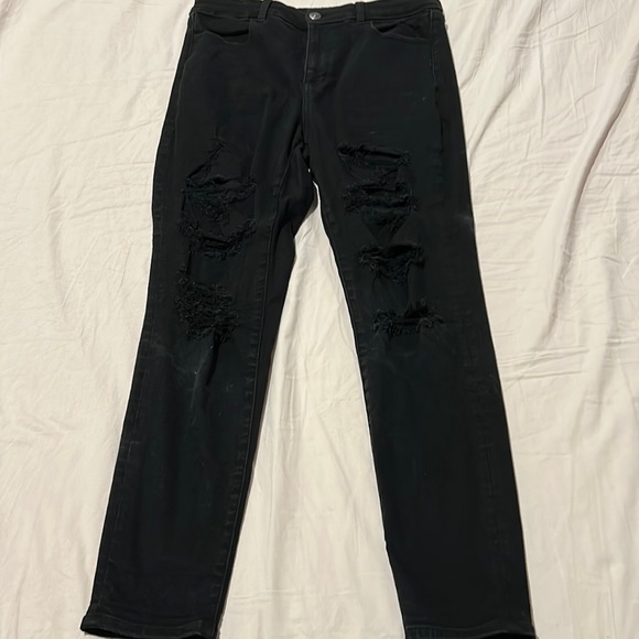 Black High Rise Jegging Size 14 - Picture 1 of 2